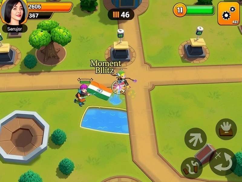 Moment Blitz India Game Interface